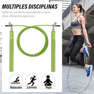 Foto 3 | Foto 3 | Cuerda de Ejercicio Altera color Verde de Aluminio para Yoga 3 M