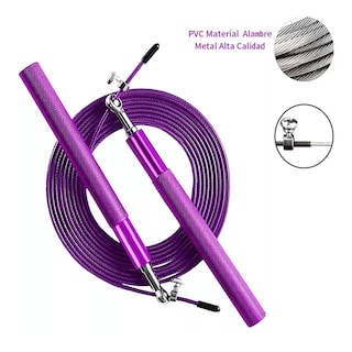 Foto 3 | Foto 3 | Cuerda Para Saltar Ajustable Eo Safe Imports Esi-5710 color Púrpura