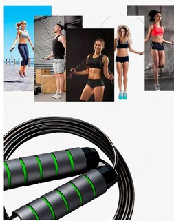 Foto 4 | Foto 4 | Cuerda Para Saltar Ajustable Ejercicio Color Verde