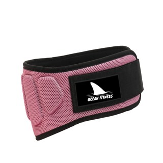 Foto 3 | Foto 3 | Cinturón Faja Para Pesas Ocean Fitness Ocean Power color Rosa Fuerza Sport