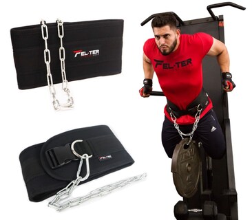 Foto 1 | Foto 1 | Cinturón para pesas Felter Sports con Cadena y Broche de Seguridad color Negro