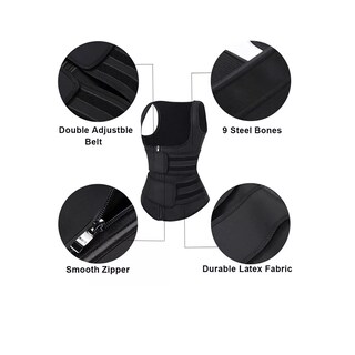Foto 3 | Foto 3 | Faja Chaleco de Neopreno Eo Safe Imports Esi-10135 Negro