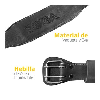 Foto 3 | Foto 3 | Cinturón Faja Pesa Levantamiento Tayga Lumbar Gym Talla G Color Negro