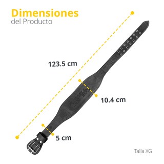 Foto 2 | Foto 2 | Cinturón Faja Pesa Levantamiento Tayga Lumbar Gym Talla Xg Color Negro