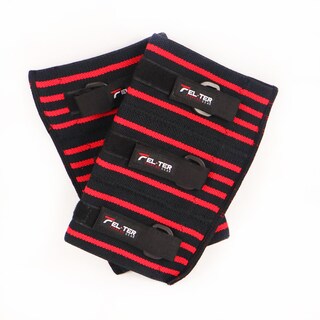 Foto 2 | Foto 2 | Codera Triple Cierre Felter Fitness color Rojo para Gym Pesas Crossfit Gimnasio