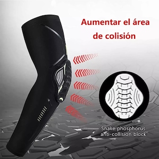 Foto 3 | Foto 3 | Par De Codos Soporte Protectores Compresión Elástica L Eo Safe Imports Esi-13754 Negro