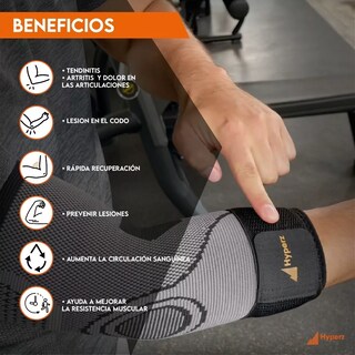 Foto 2 | Foto 2 | Codera Compresión Deportiva Ortopédica Tenis Gym Crossfit Eo Safe Imports Esi-13751 Multicolor