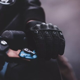 Foto 3 | Foto 3 | Guantes de Motociclista Eo Safe Imports Esi-6202 Aptos para Pantalla Táctil + Mosquetón M Negro