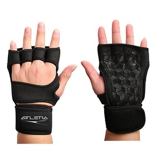 Foto 1 | Foto 1 | Guantes Attletia color Negro para Gimnasio con Protección Completa de Muñeca y Palma