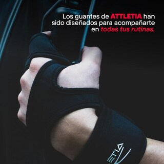 Foto 5 | Foto 5 | Guantes Attletia color Negro para Gimnasio con Protección Completa de Muñeca y Palma
