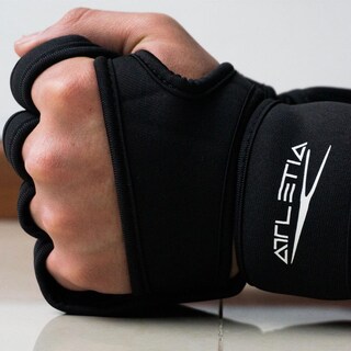 Foto 8 | Foto 8 | Guantes Attletia color Negro para Gimnasio con Protección Completa de Muñeca y Palma