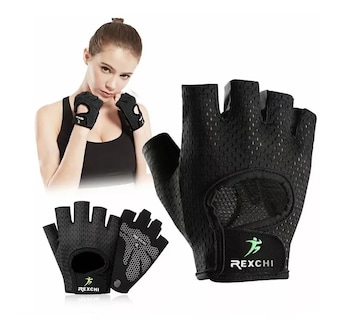 Foto 2 | Foto 2 | Guantes Rexchi color Negro Gym Tácticos Pesas Crossfit Gimnasio Unisex Talla M