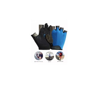 Foto 2 | Foto 2 | Guantes Gimnacio Par Gym Gimnasio Pesas En Bicicleta Deporte Talla Xl, Azul