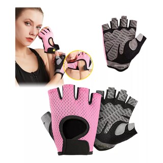 Foto 2 | Foto 2 | Guantes Gym Fitness Guantes Para Pesas L Eo Safe Imports Esi-14208 Rosa