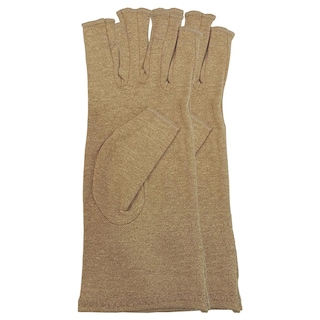 Foto 1 | Foto 1 | Guantes De Compresión Medio Dedo Mxahf-001 Fullmedix 1 Par Beige