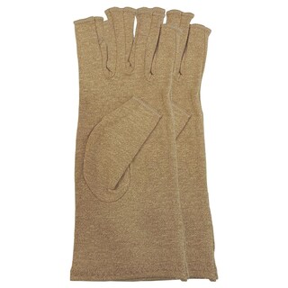 Foto 2 | Foto 2 | Guantes De Compresión Medio Dedo Mxahf-001 Fullmedix 1 Par Beige