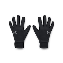 Guantes Under Armour Storm Liner Para Hombre Negro/gris Talla L - Venta Internacional.