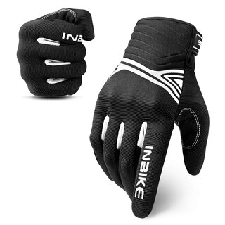 Foto 1 | Foto 1 | Guantes De Moto Inbike Transpirables Con Pantalla Táctil Negra Y Blanca - Venta Internacional.
