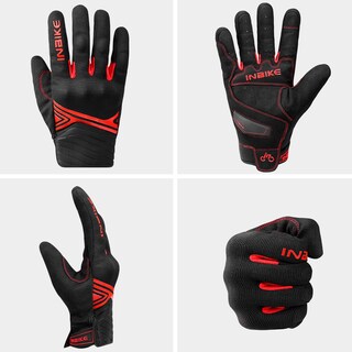 Foto 6 | Foto 6 | Guantes De Moto Inbike De Malla Transpirable Con Pantalla Táctil, Negro Y Rojo - Venta Internacional.