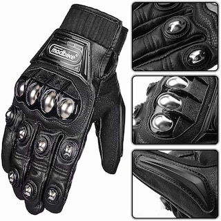 Foto 3 | Foto 3 | Guantes Ilm, Aleación De Acero, Piel, Nudillos Duros, Pantalla Táctil Xxl - Venta Internacional.