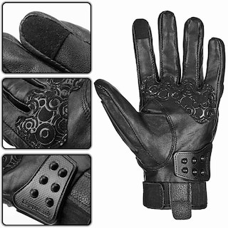 Foto 4 | Foto 4 | Guantes Ilm, Aleación De Acero, Piel, Nudillos Duros, Pantalla Táctil Xxl - Venta Internacional.