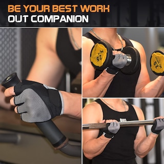 Foto 7 | Foto 7 | Guantes De Gimnasio Sunnex Fingerless Para Mujeres De Levantamiento De Pesas - Venta Internacional.