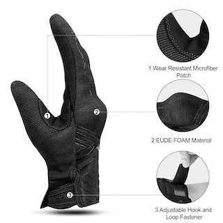 Foto 3 | Foto 3 | Guantes De Moto Inbike De Malla Transpirable Con Pantalla Táctil Negra M - Venta Internacional.