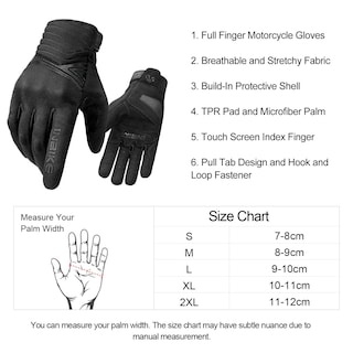 Foto 7 | Foto 7 | Guantes De Moto Inbike De Malla Transpirable Con Pantalla Táctil Negra M - Venta Internacional.