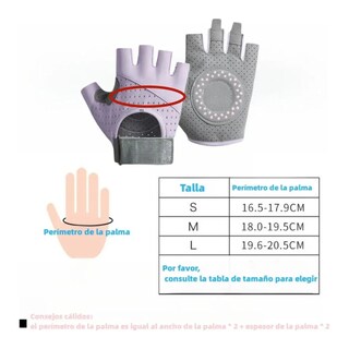Foto 2 | Foto 2 | Guantes Gym Tacticos, Gimnasio Talla: S Eo Safe Imports Esi-19006 Purpura