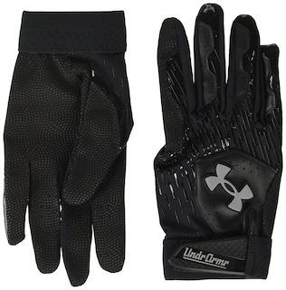 Foto 1 | Foto 1 | Guantes De Béisbol Under Armour Para Niños Y Jóvenes, 007, Negro/acero, Tamaño Mediano - Venta Internacional.