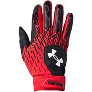 Foto 2 | Foto 2 | Guantes De Béisbol Under Armour Clean Up Para Niños Y Jóvenes, Negro/rojo - Venta Internacional.