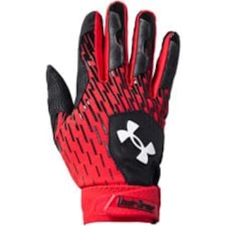 Foto 2 | Foto 2 | Guantes De Béisbol Under Armour Clean Up Para Niños Y Jóvenes, Negro/rojo - Venta Internacional.