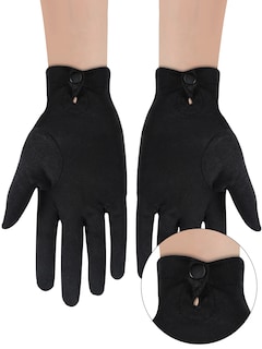 Foto 3 | Foto 3 | Guantes Satinior De Nailon Y Algodón Negros Para Hombre, 6 Pares - Venta Internacional.