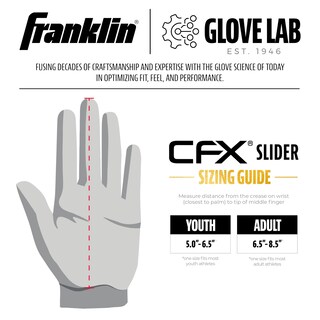 Foto 7 | Foto 7 | Manopla Deslizante Franklin Sports Cfx Prt De Béisbol Para Adultos, Azul Marino - Venta Internacional.