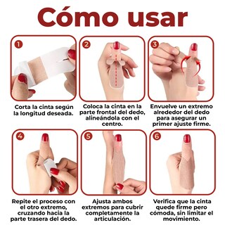 Foto 6 | Foto 6 | Parches para Tendón de Mano y Muñeca