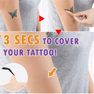 Foto 2 | Foto 2 | Cinta Adhesiva Para Ocultar Tatuajes Y Defectos Huoguo Freetocut Impermeable (2 Unidades) - Venta Internacional.