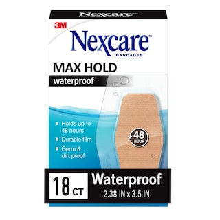 Foto 1 | Foto 1 | Vendajes Impermeables Nexcare Max Hold De 2 38 X 3 5 Cm Para Rodilla Y Codo - Venta Internacional.