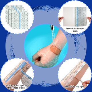 Foto 3 | Foto 3 | Vendaje Adhesivo Bbto Transparent Stretch 50 Unidades 20 X 20 Cm - Venta Internacional.