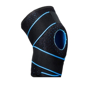 Foto 1 | Foto 1 | Rodillera Deportiva Malubero Transpirable color Negro con Azul Ajustable 1 Pieza