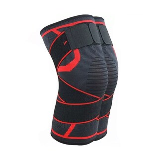 Foto 1 | Foto 1 | Rodilleras Elásticas Deportivas Compresión para Gym Eo Safe Imports Esi-5721 color Rojo