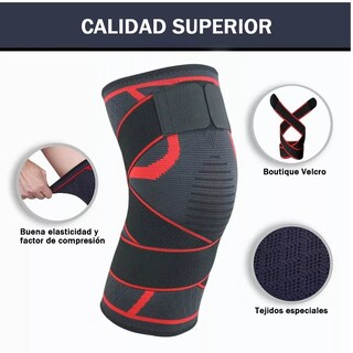 Foto 2 | Foto 2 | Par Rodilleras Elásticas Deportivas Compresión para Gym Xxl Eo Safe Imports Esi-9173 Negro