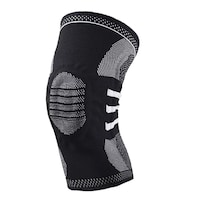 Rodillera Elástica De Compresión Gym Para Deportes Correr G Eo Safe Imports Esi-13714 Negro