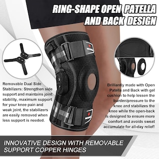Foto 6 | Foto 6 | Rodillera Neenca Professional Con Soporte Ajustable Con Bisagras - Venta Internacional.