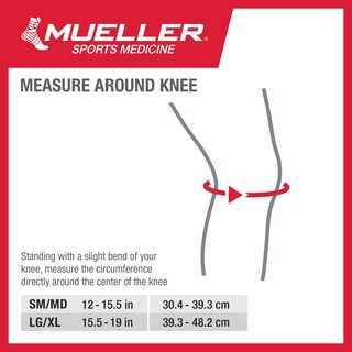 Foto 5 | Foto 5 | Soporte De Rodilla Mueller Sports Medicine Elástico En 4 Direcciones Negro S/m - Venta Internacional.