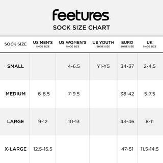 Foto 2 | Foto 2 | Cojín Ligero Sock Feetures Para Aliviar La Fascitis Plantar, Color Blanco, Talla L - Venta Internacional.