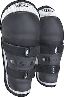 Foto 1 | Foto 1 | Protector De Rodillera Fox Racing Kids Titan Negro/plateado - Venta Internacional.