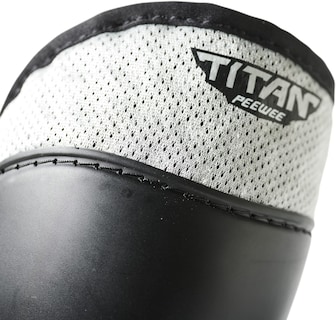 Foto 3 | Foto 3 | Protector De Rodillera Fox Racing Kids Titan Negro/plateado - Venta Internacional.