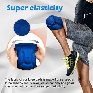 Foto 4 | Foto 4 | Rodilleras Belug Deportivas Para Deporte Azul Rey Talla S Chico