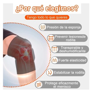 Foto 5 | Foto 5 | Rodilleras Deportivas Para Deporte Belug, Azul Rey Talla G Grande