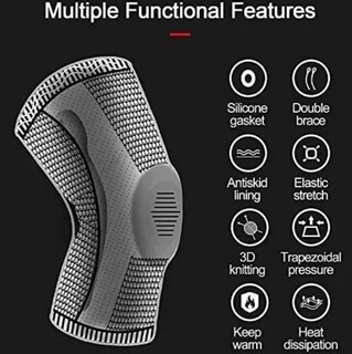 Foto 4 | Foto 4 | Rodilleras De Compresión Xtellar Ajustables Transpirables Y Ergonómicas – Ideal Para Deportistas